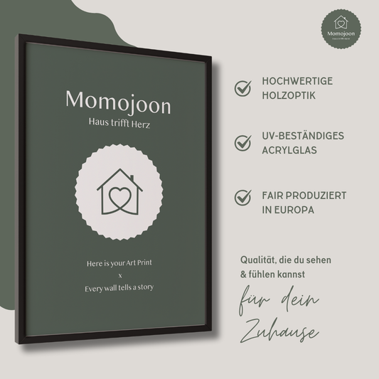 Bilderrahmen Holz Schwarz