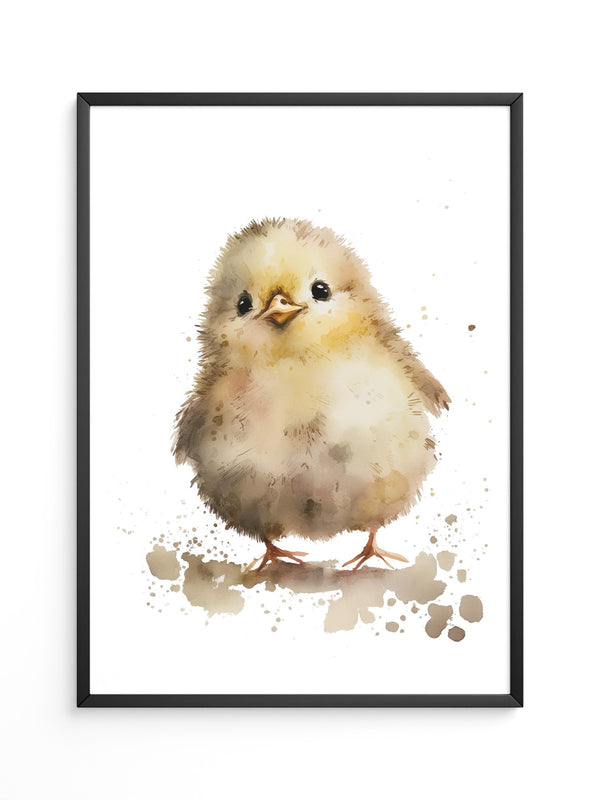 Küken Aquarell zart