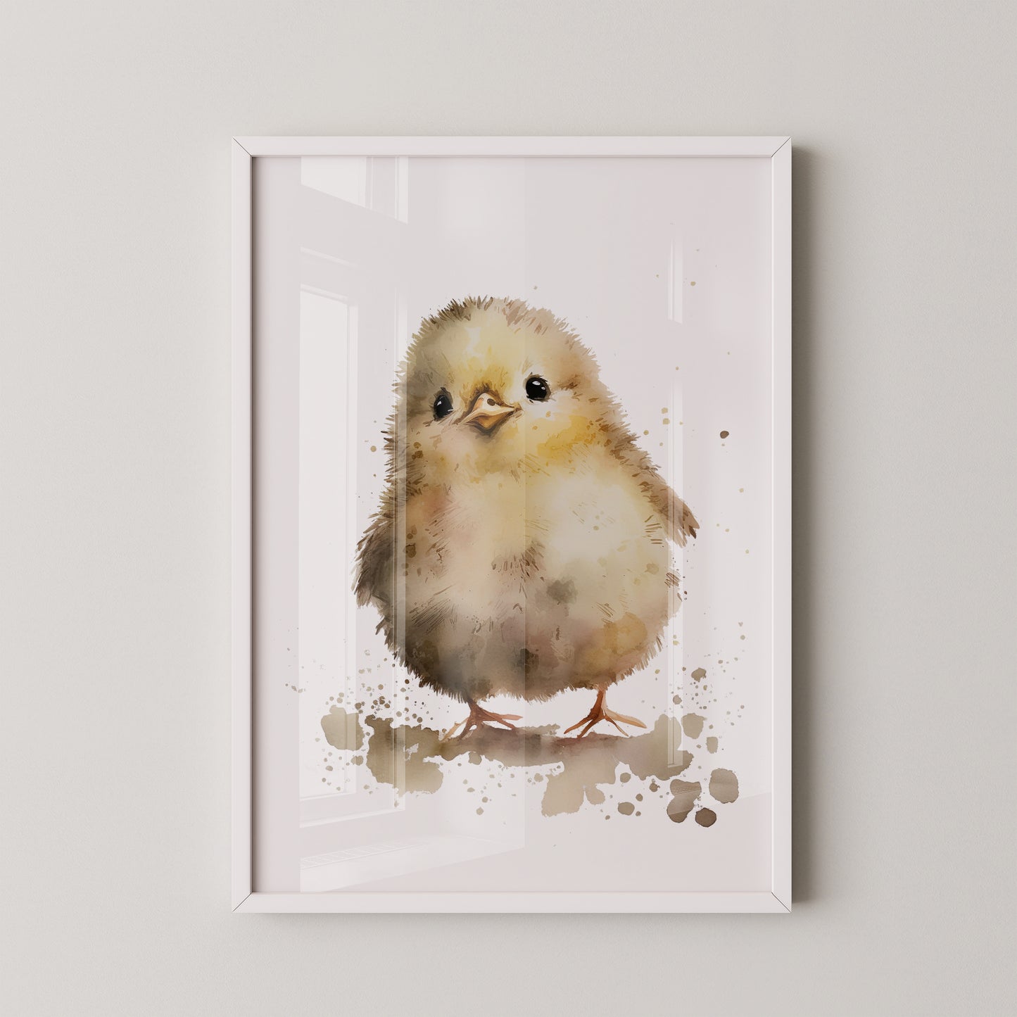 Küken Aquarell zart