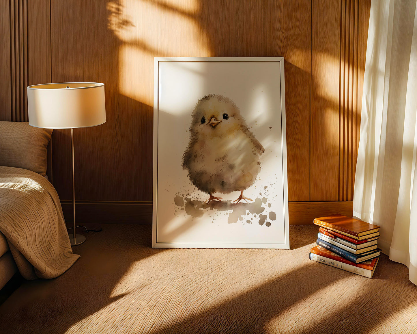Küken Aquarell zart