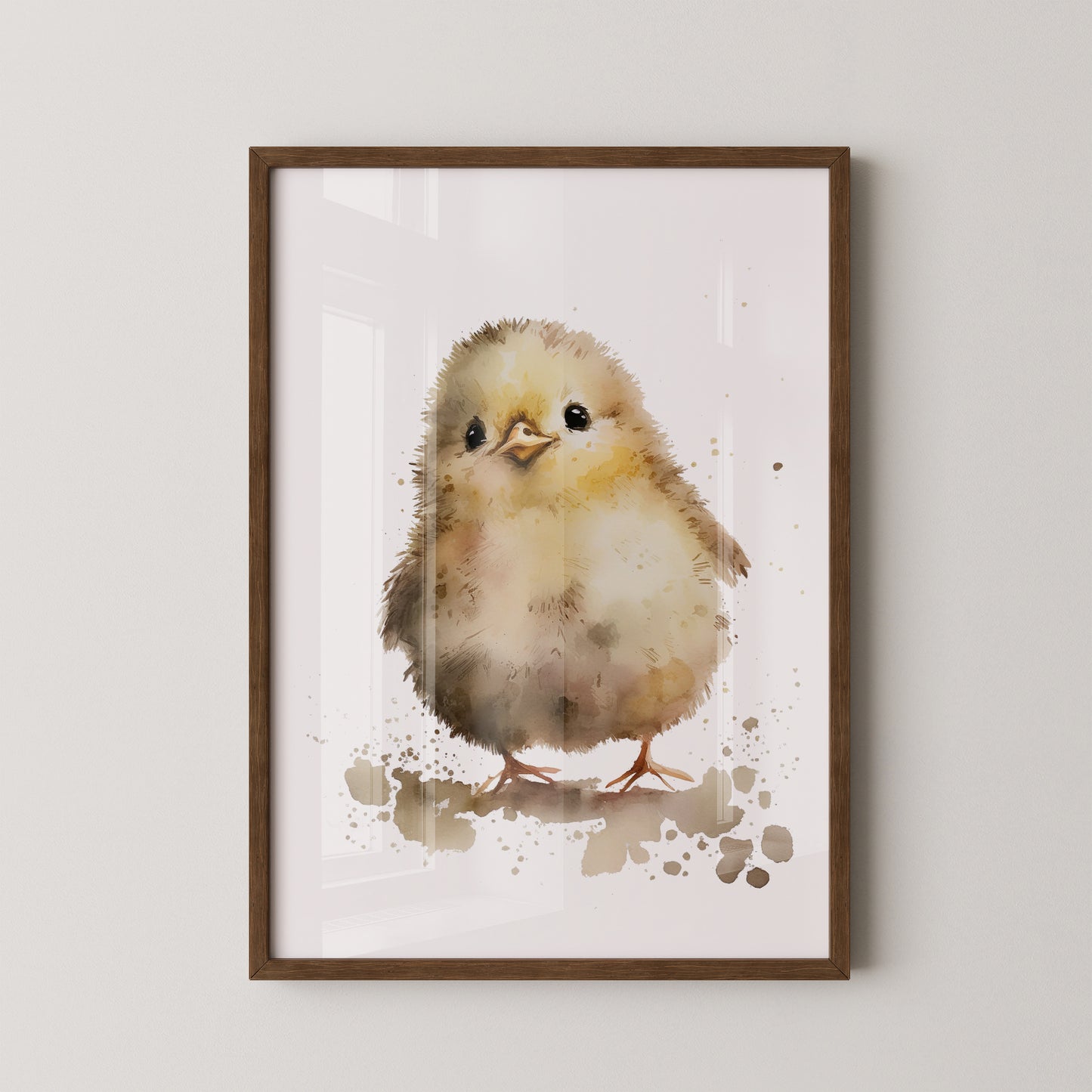 Küken Aquarell zart