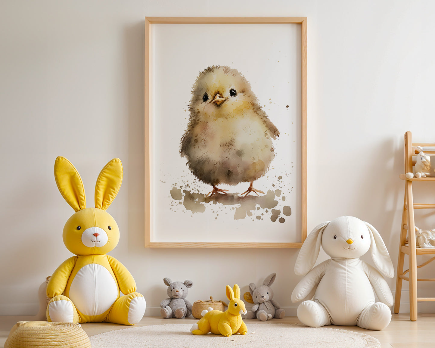 Küken Aquarell zart