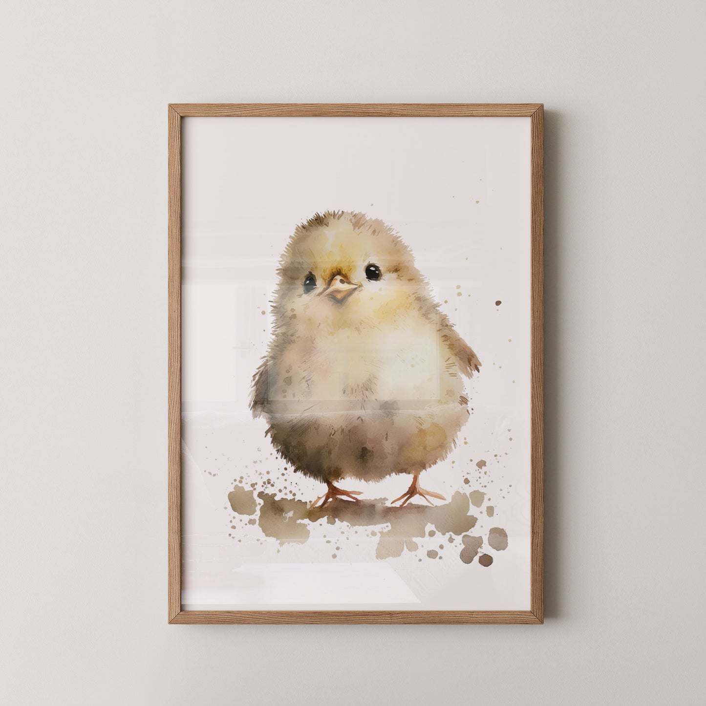 Küken Aquarell zart