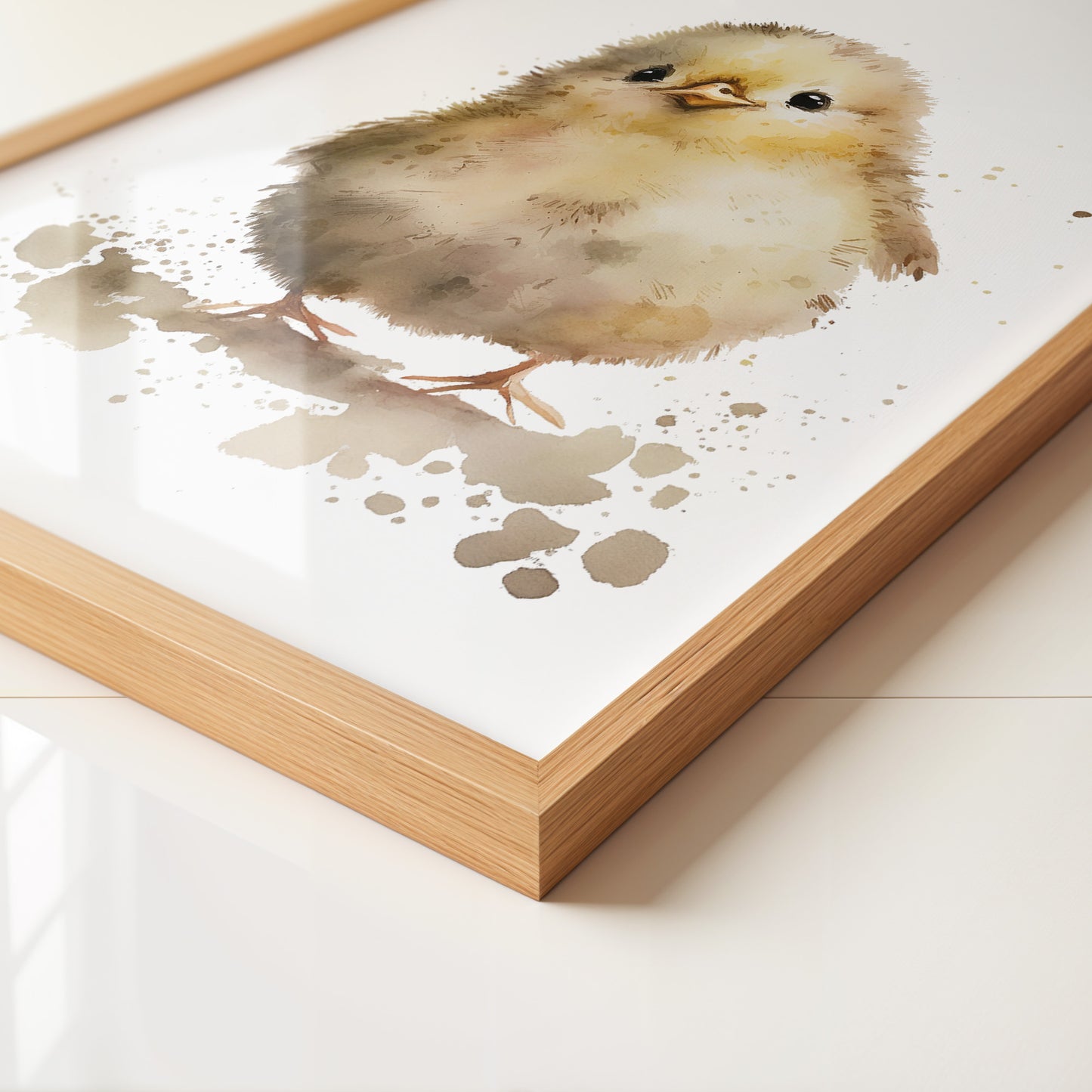 Küken Aquarell zart