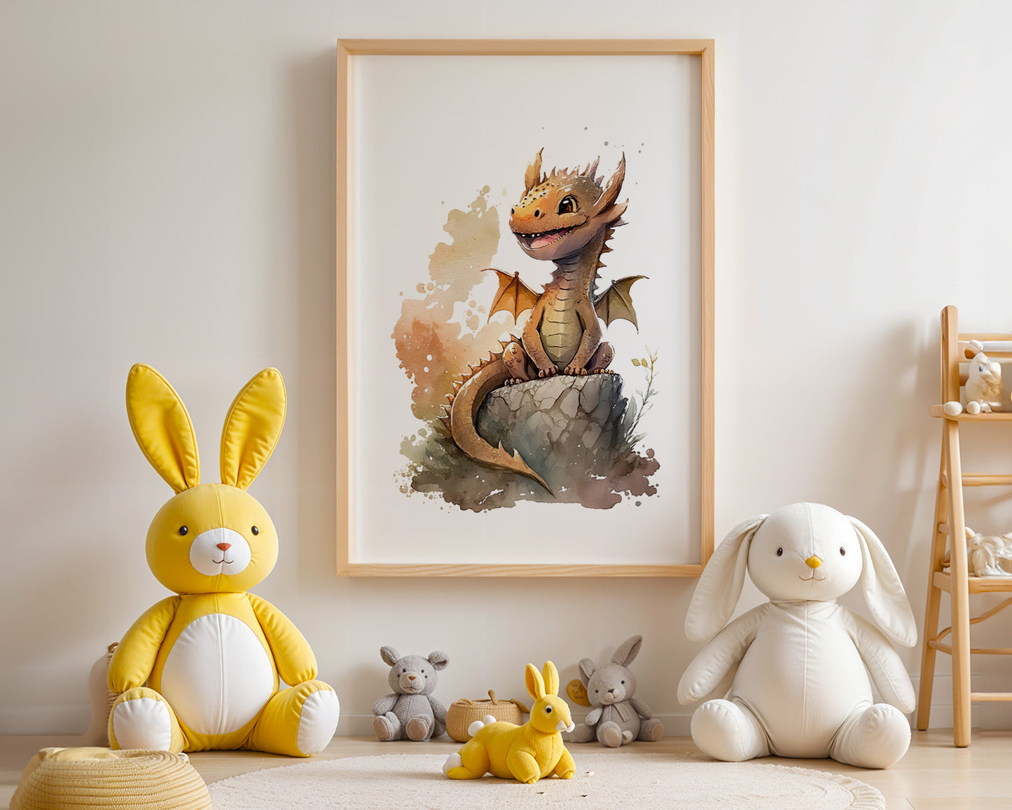 Niedlicher Drache Aquarell
