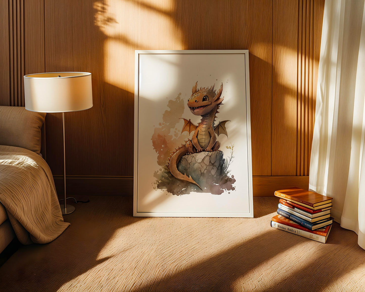 Niedlicher Drache Aquarell