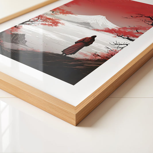 Mönch Berg Landschaft Rot