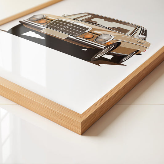 Klassischer Oldtimer Braun