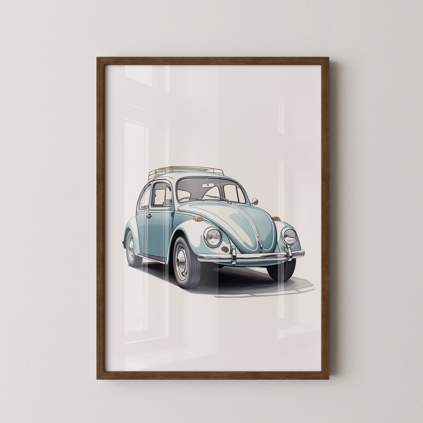 Käfer Hellblau Illustration