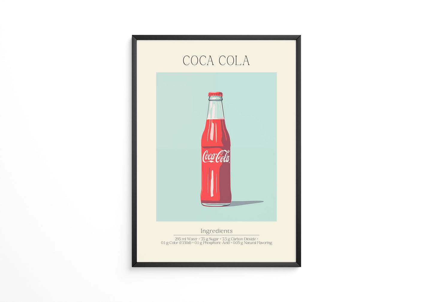 Cola Flasche Vintage Illustration