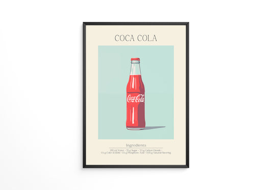 Cola Flasche Vintage Illustration