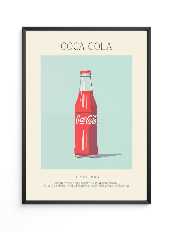 Cola Flasche Vintage Illustration