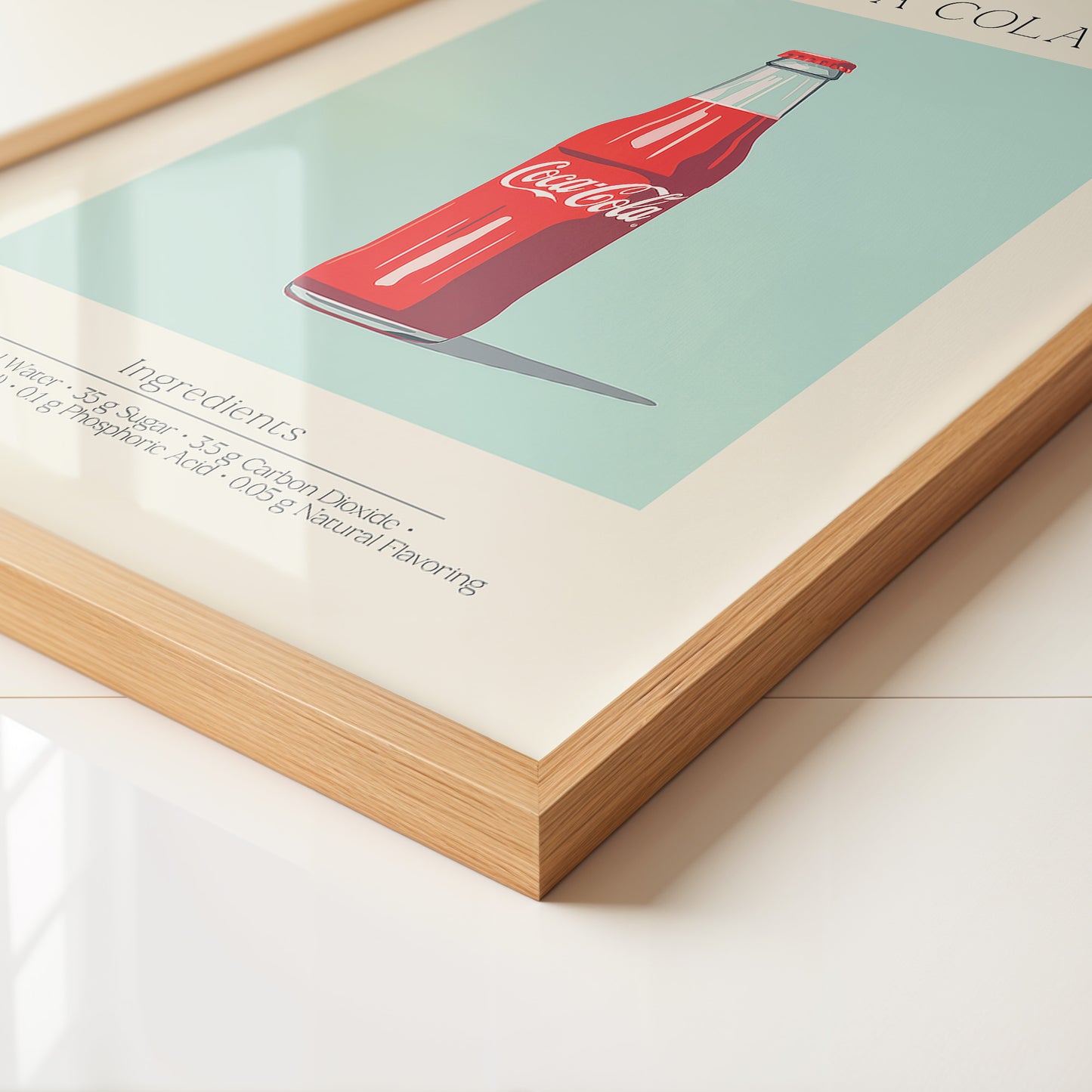 Cola Flasche Vintage Illustration