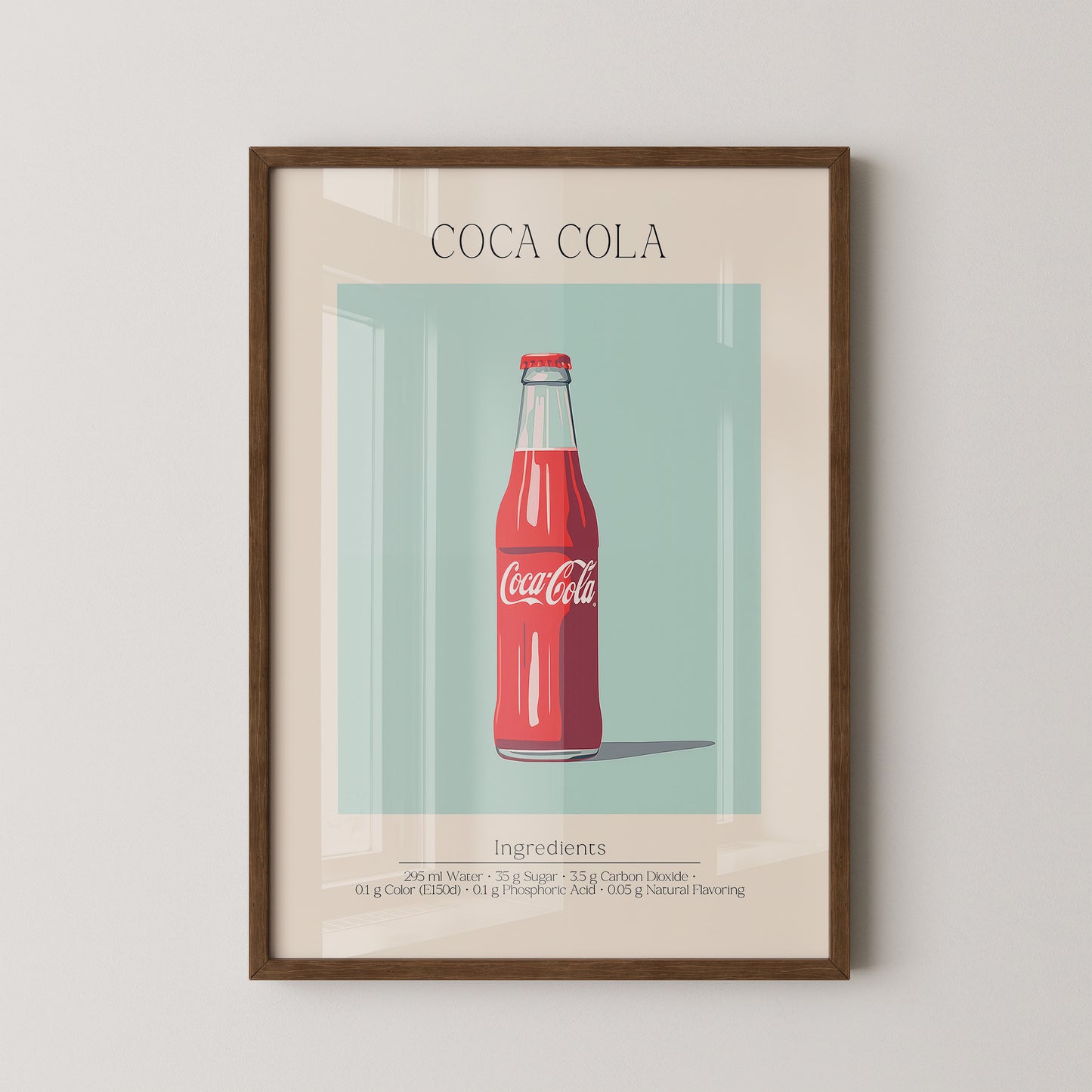 Cola Flasche Vintage Illustration