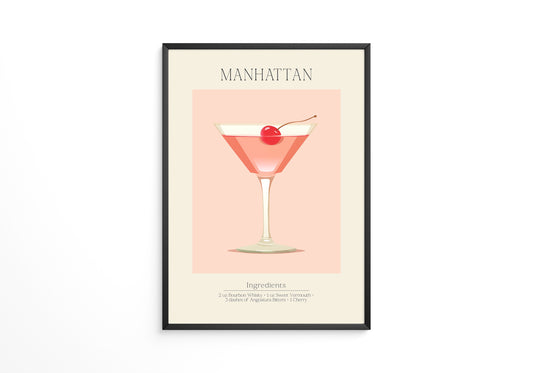 Cocktailglas Kirsche Illustration