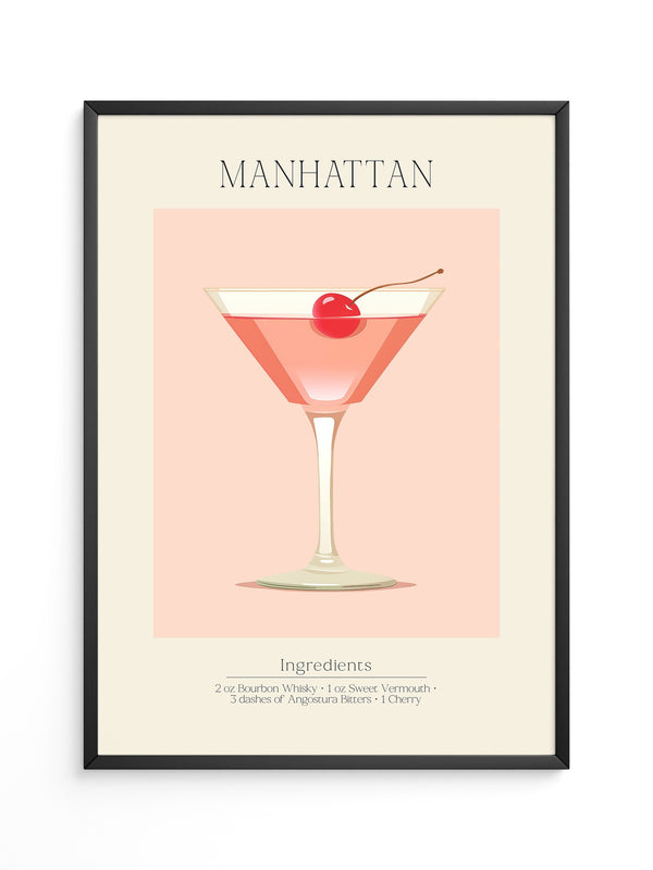 Cocktailglas Kirsche Illustration