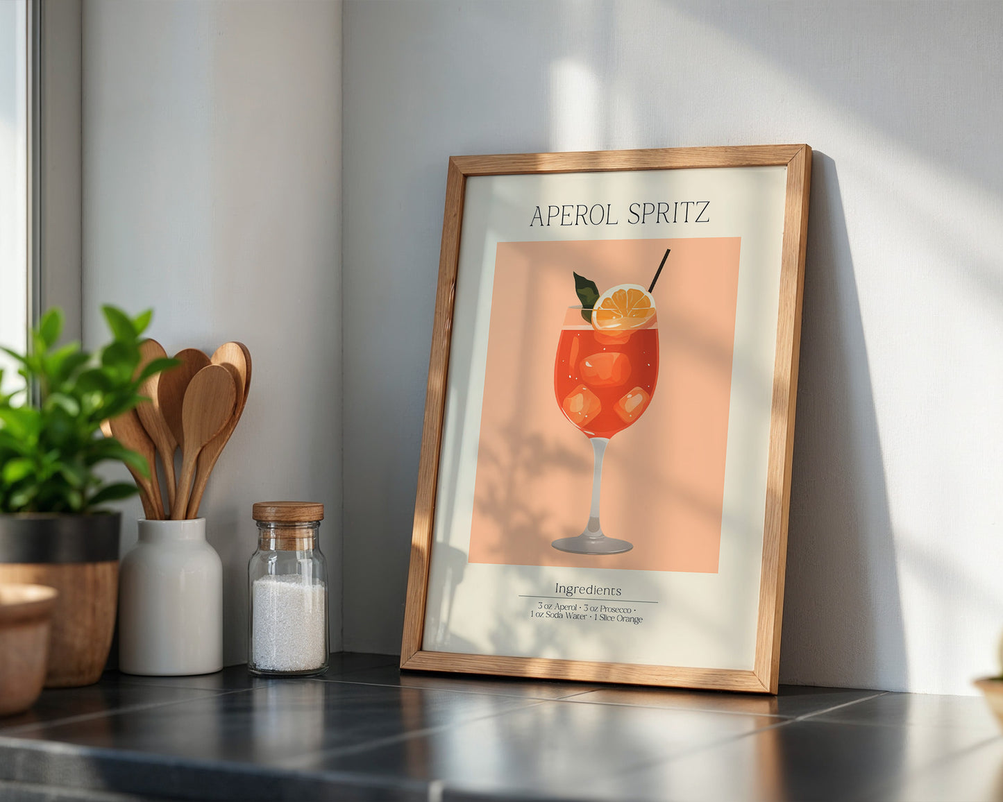 Aperol Spritz Illustration Orange