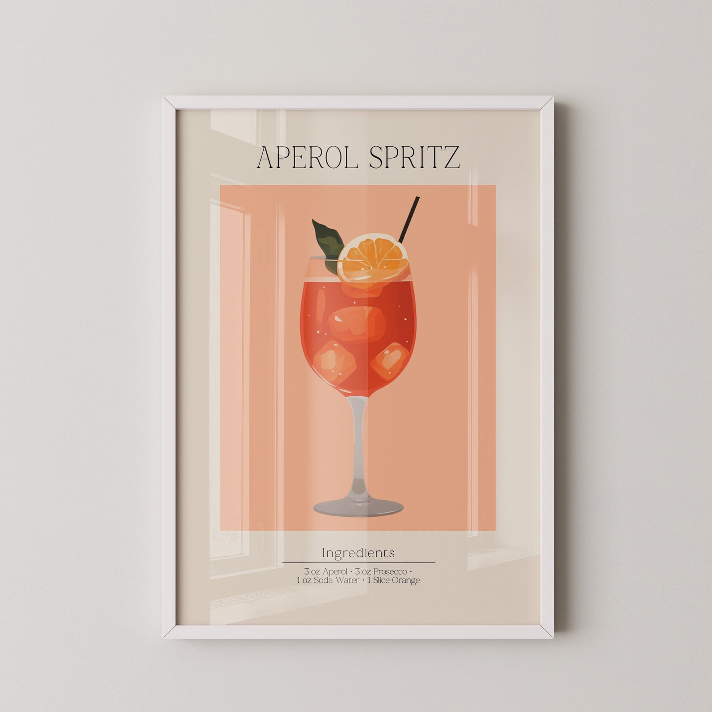 Aperol Spritz Illustration Orange
