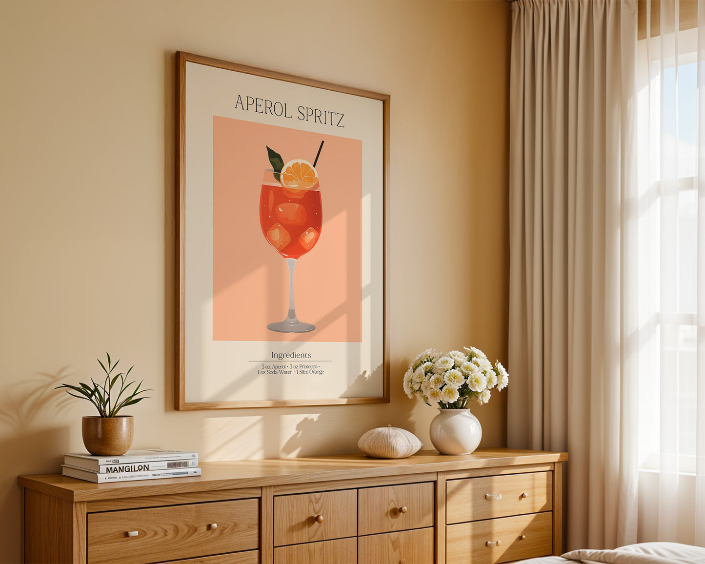 Aperol Spritz Illustration Orange