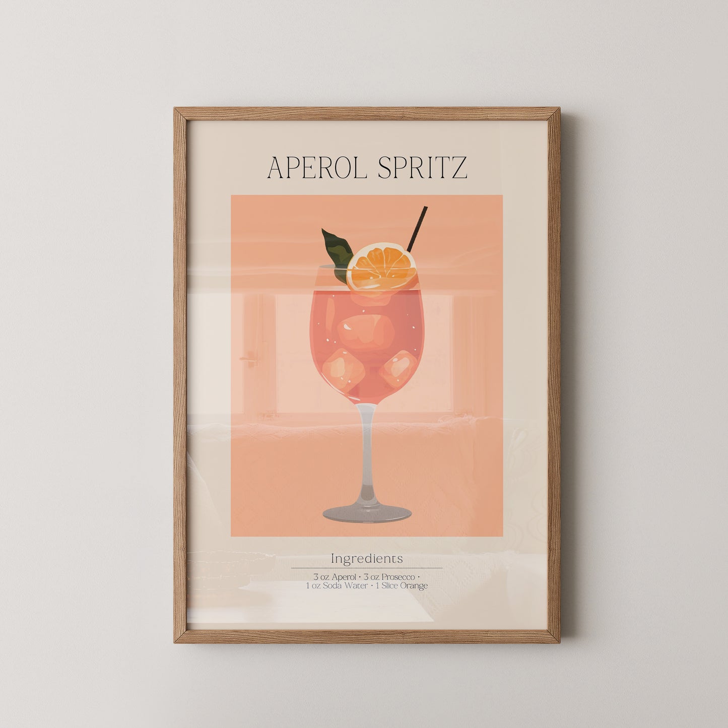 Aperol Spritz Illustration Orange