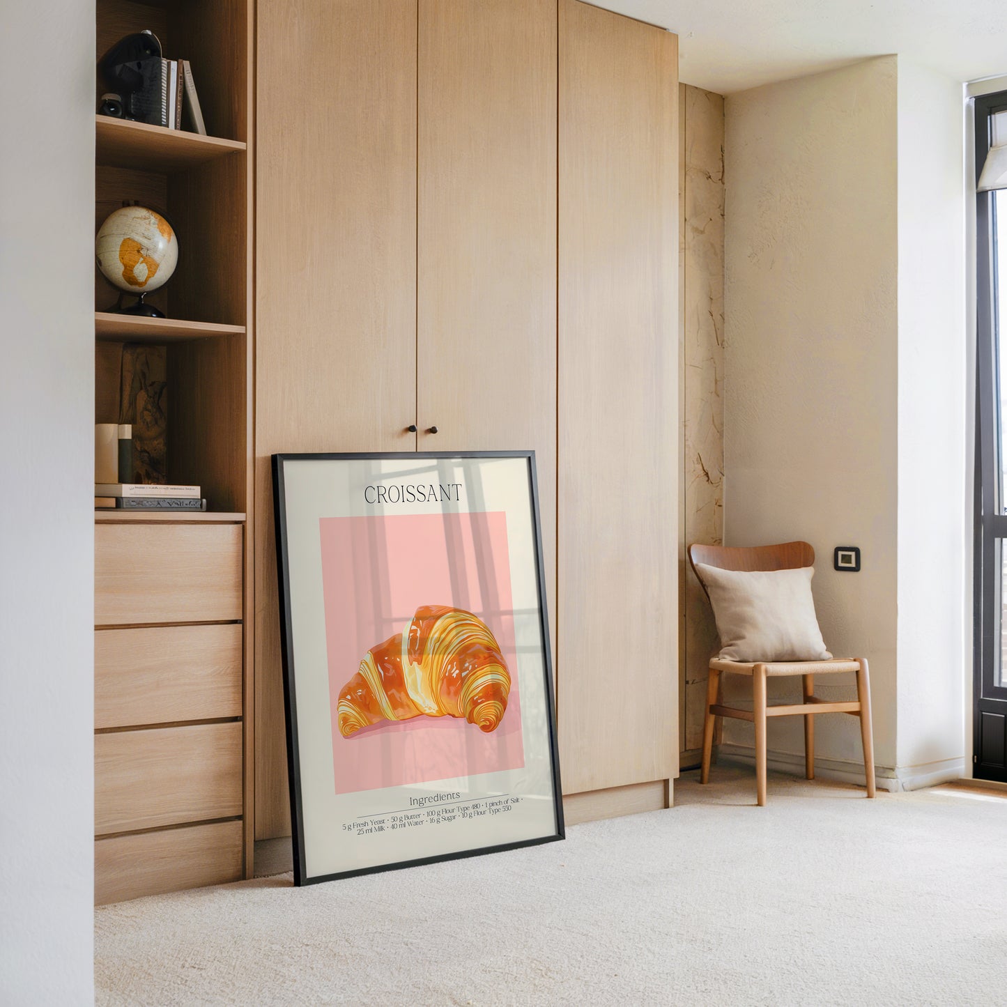 Croissant Pastell Retro