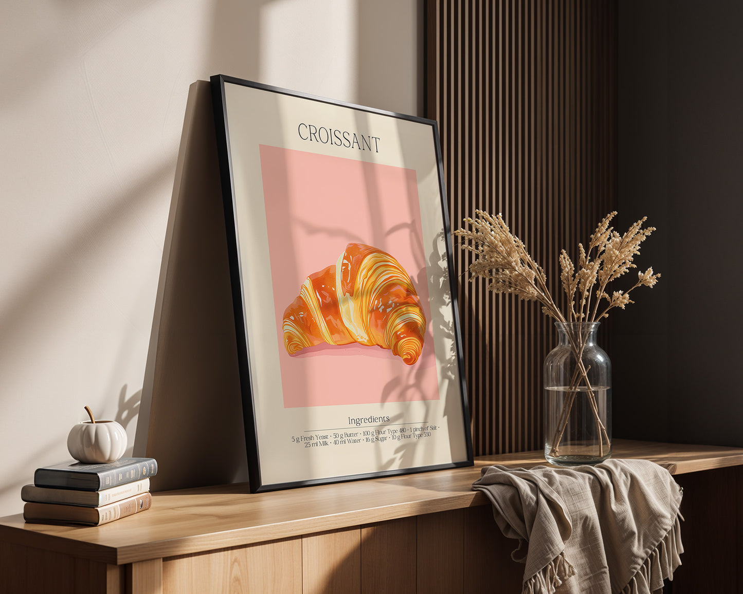 Croissant Pastell Retro