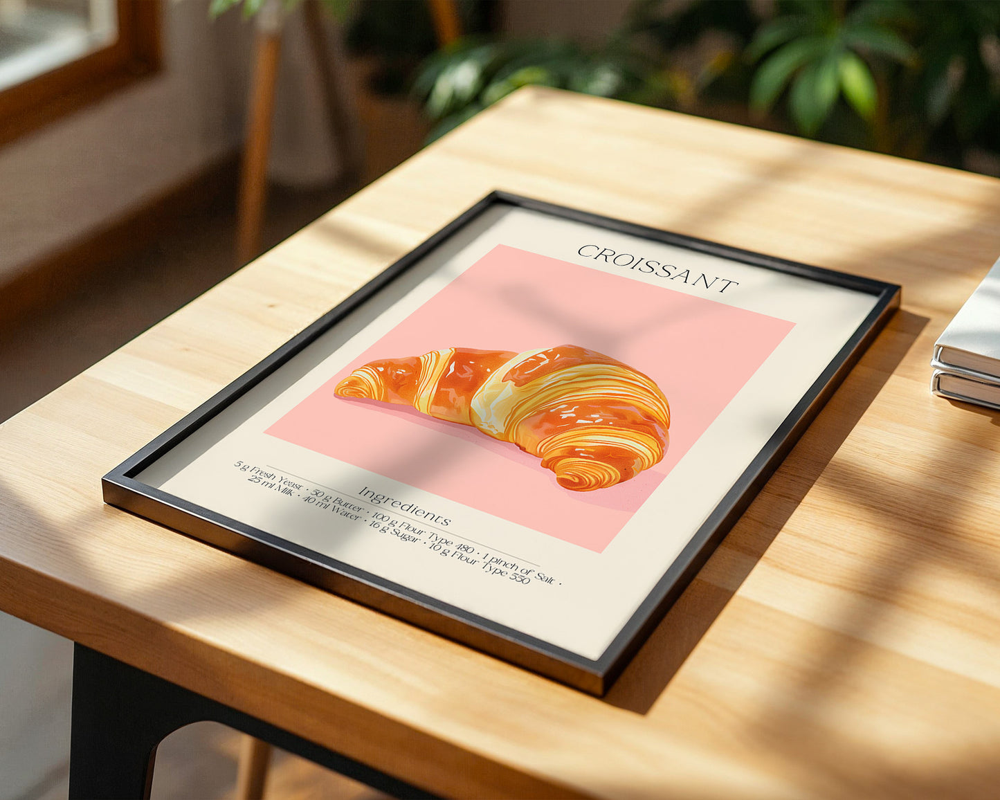 Croissant Pastell Retro