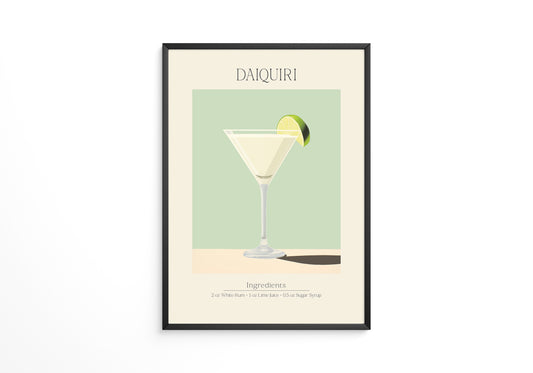 Daiquiri Glas minimalistisch