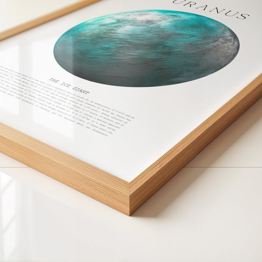 Uranus Eisriese Aquarelloptik