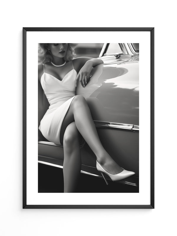 Retro Eleganz Schwarzweiß Stil