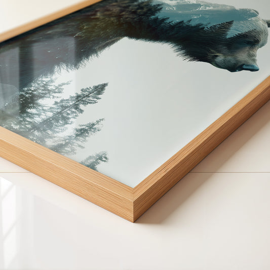 Bärenkopf Wald Doppelbelichtung