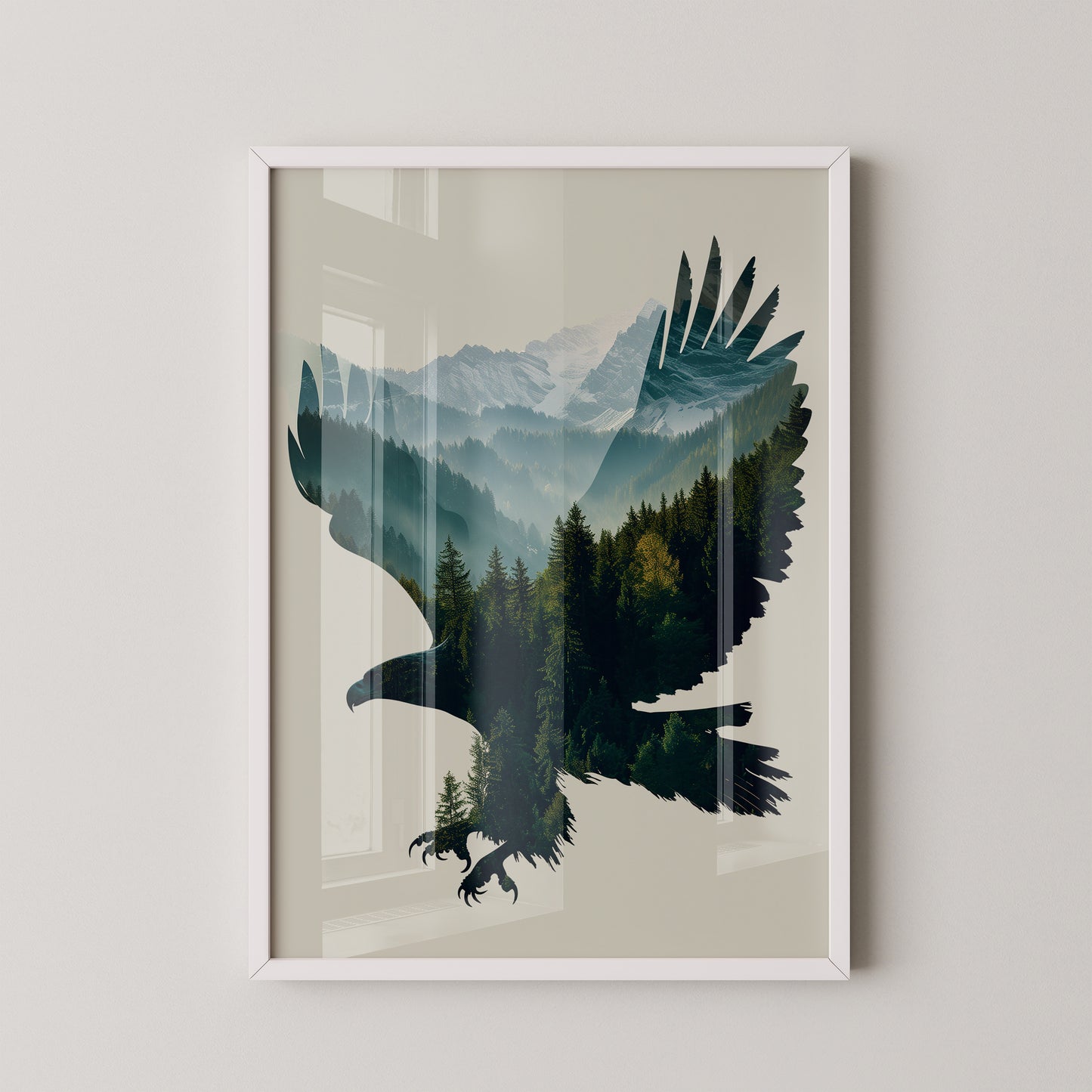 Adler Landschaft Collage