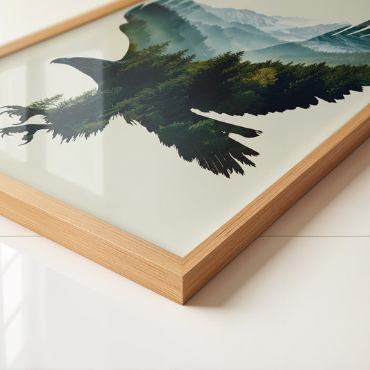 Adler Landschaft Collage