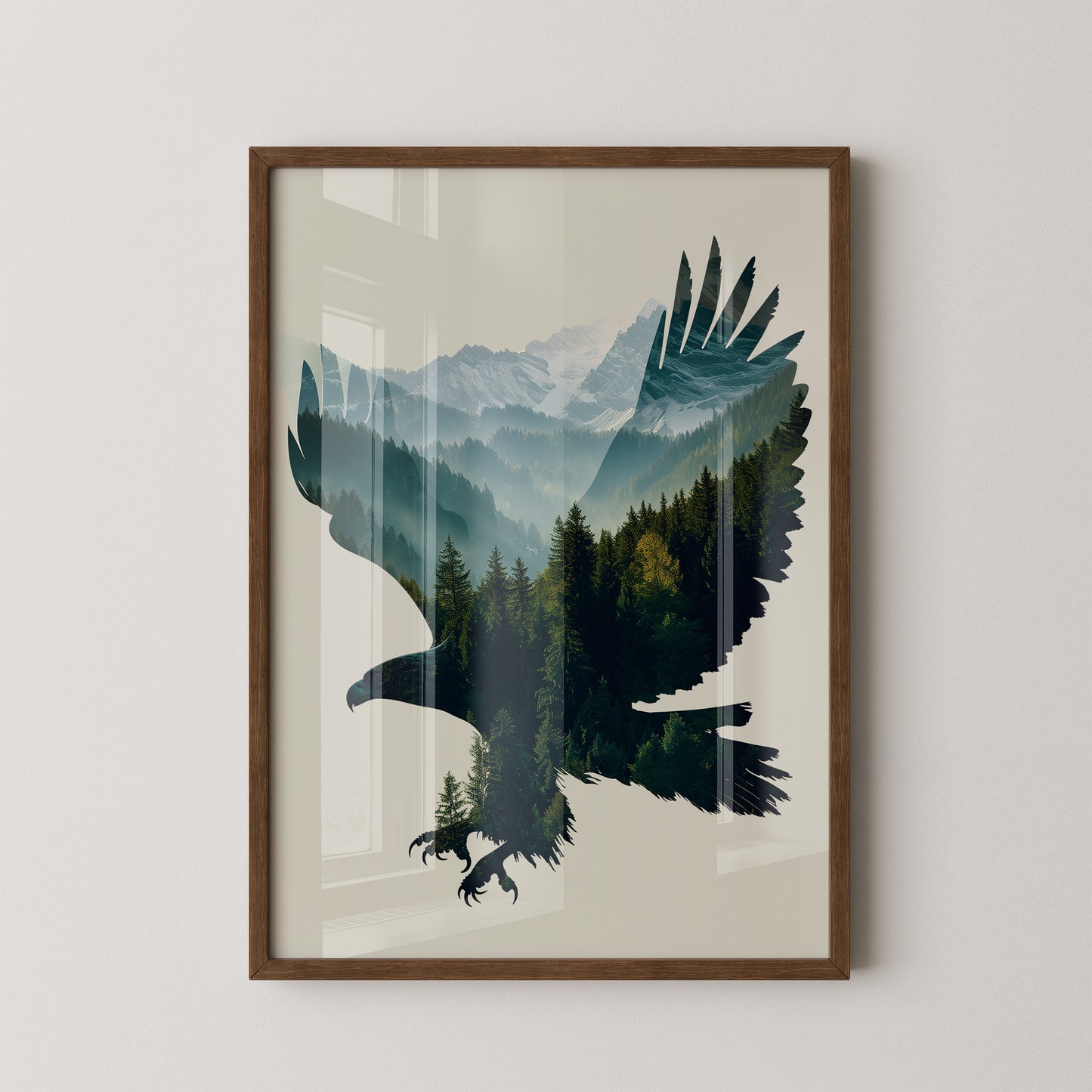 Adler Landschaft Collage