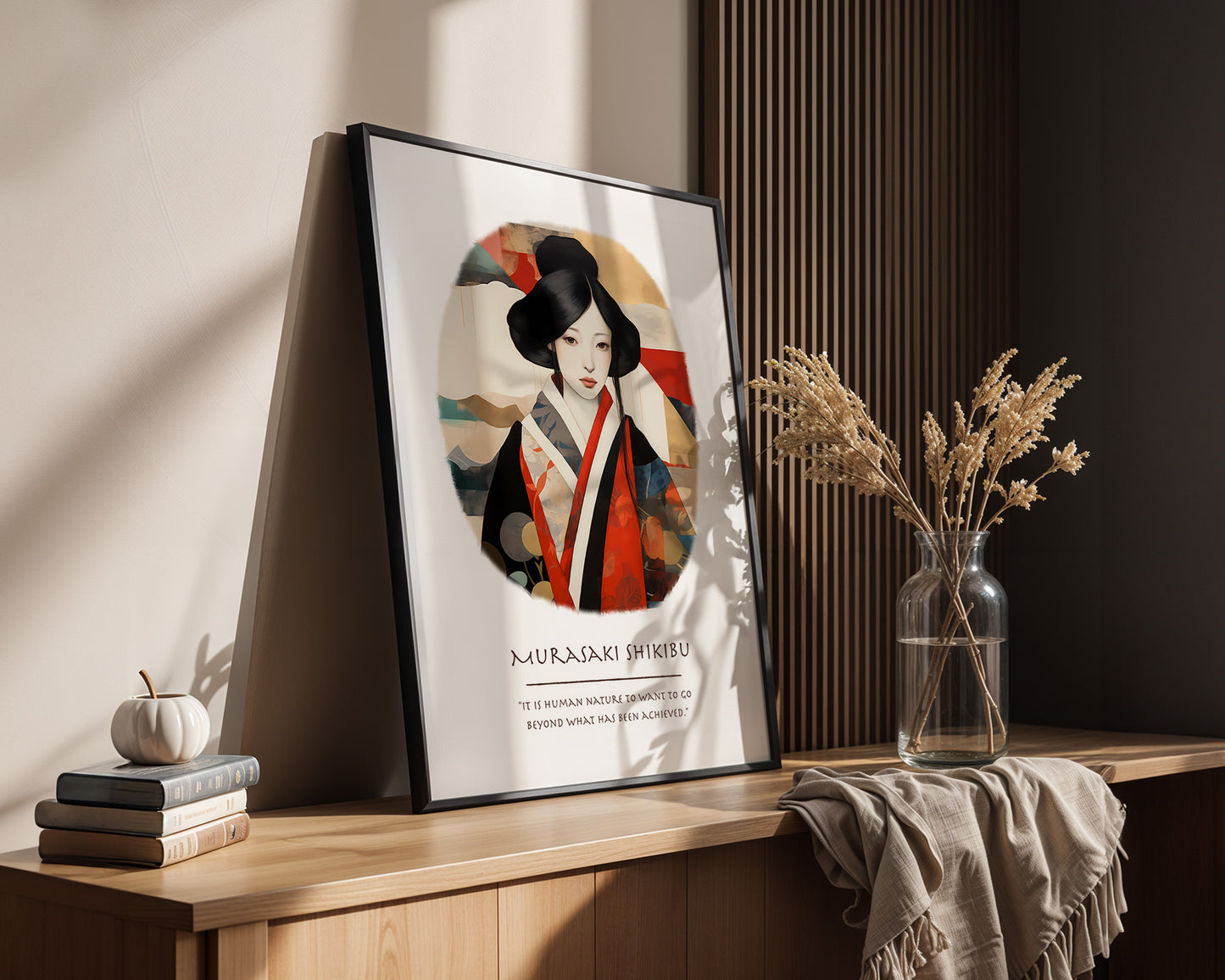 Geisha Portrait Farbenpracht