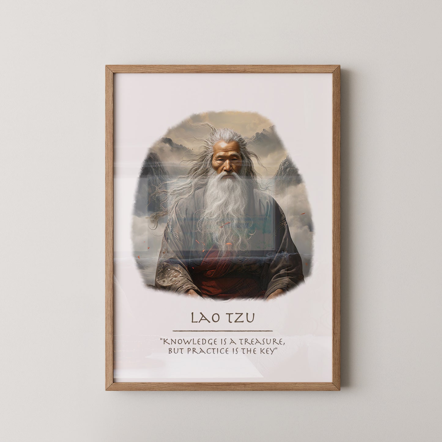 Weiser Alter mit Langem Bart