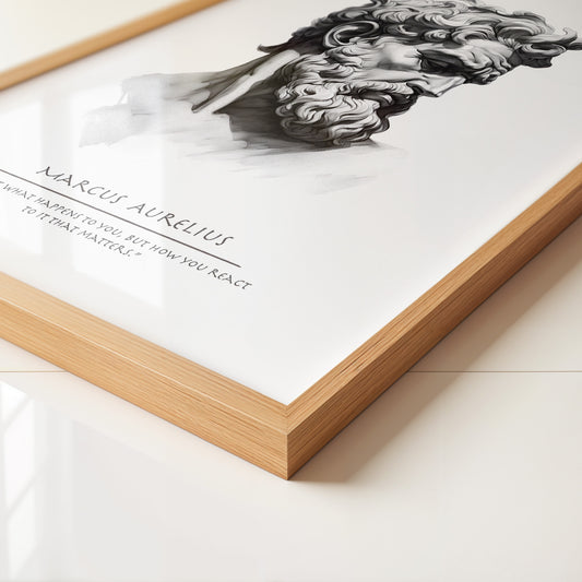 Büste Antik Charcoal-Schattierung