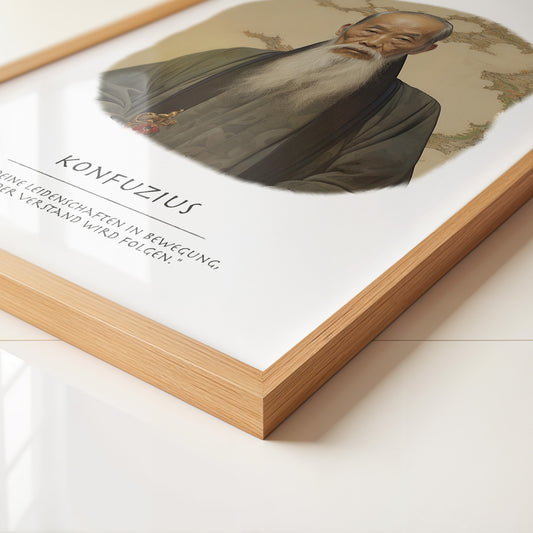 Konfuzius Traditionell Portrait