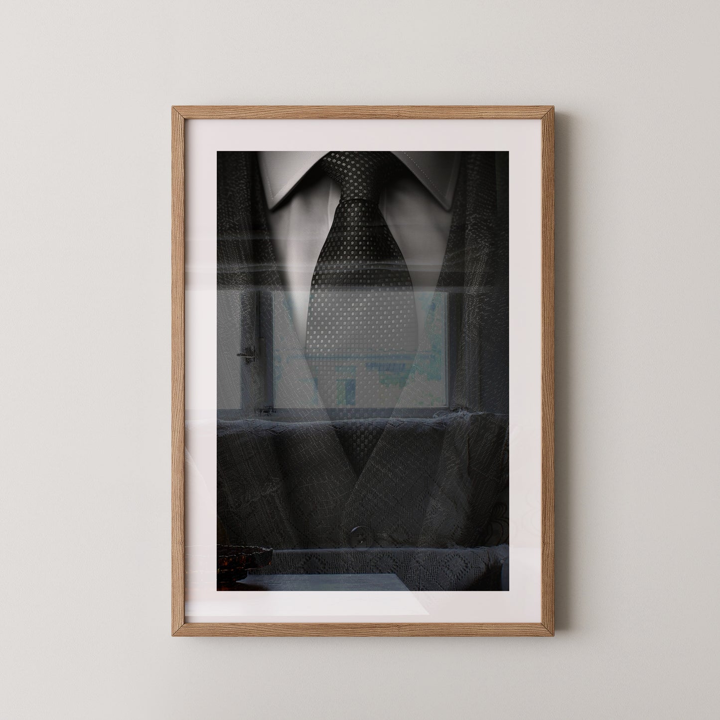 Eleganter Anzug Textur schwarz