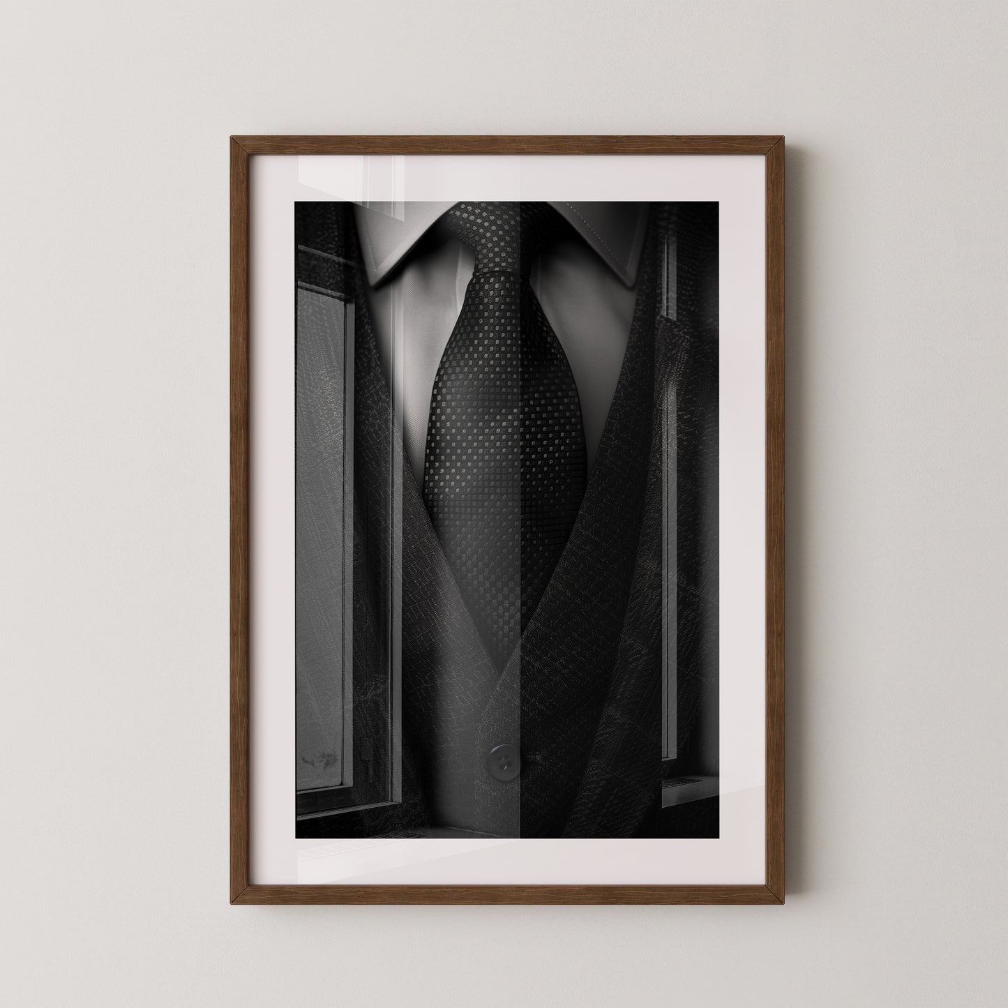 Eleganter Anzug Textur schwarz