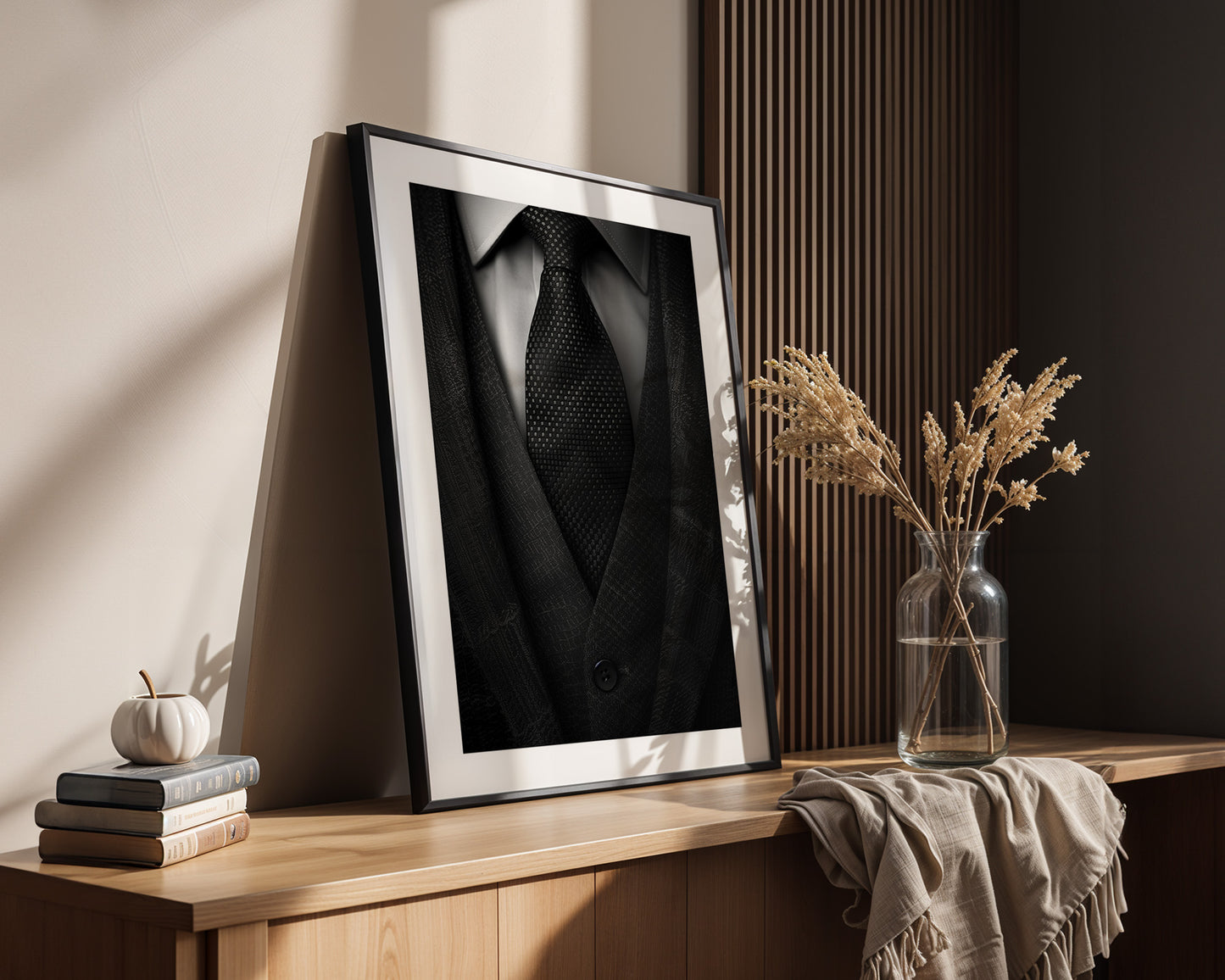 Eleganter Anzug Textur schwarz