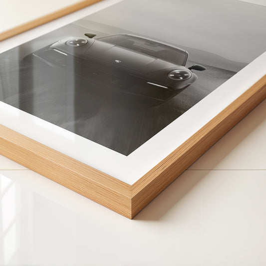 Porsche Neunelfer Frontansicht Schwarz