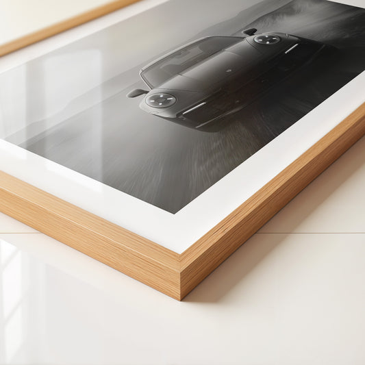 Porsche 911 Frontalansicht Rauchig