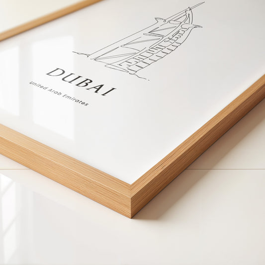 Burj Al Arab Strichzeichnung