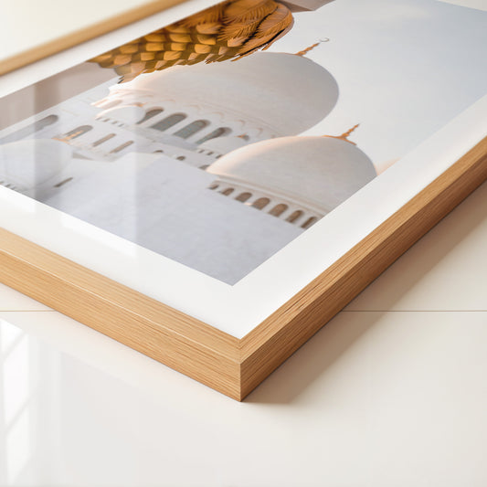 Moschee Kuppeln Goldene Details