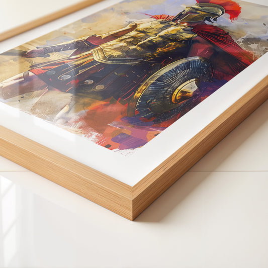 Spartaner Krieger Rotgold