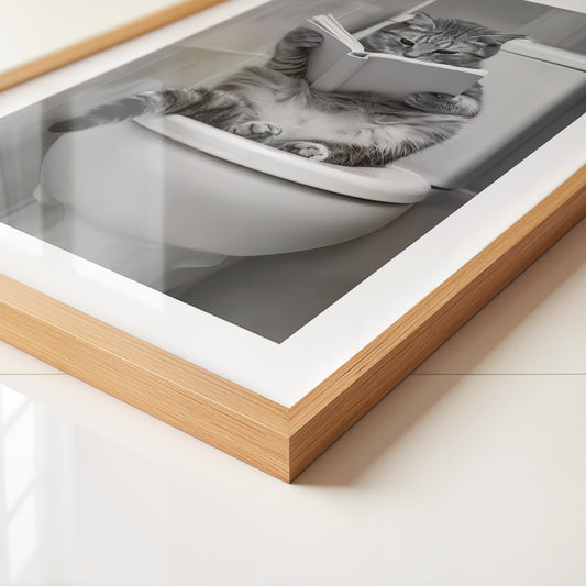 Katze Toilette Buch Lesevergnügen