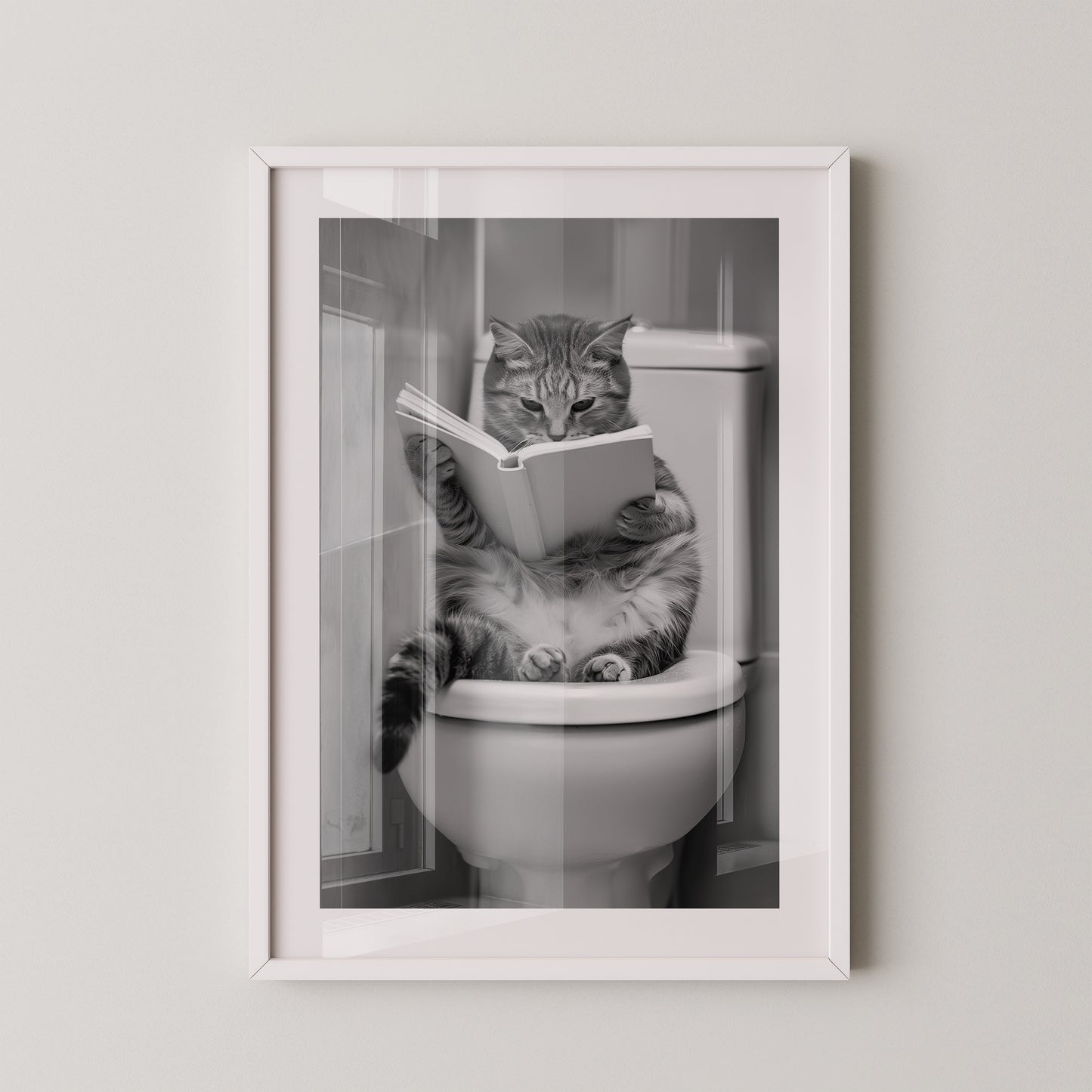 Katze Toilette Buch Lesevergnügen