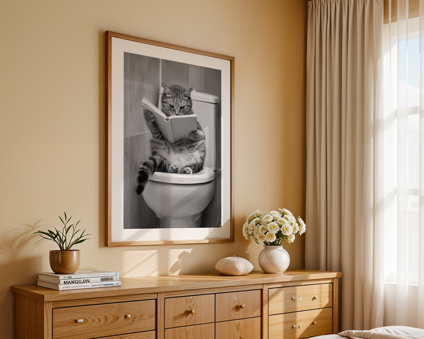 Katze Toilette Buch Lesevergnügen
