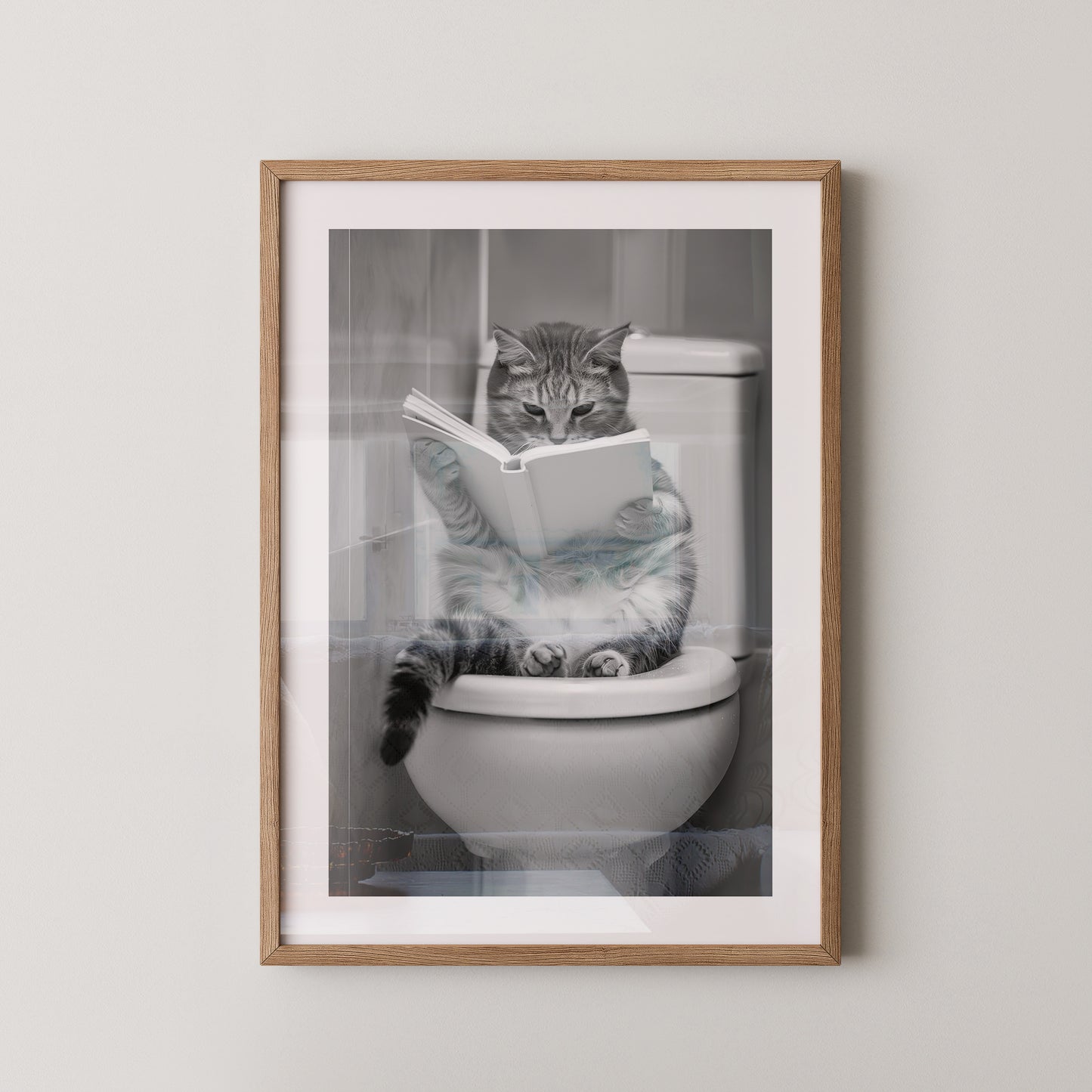 Katze Toilette Buch Lesevergnügen